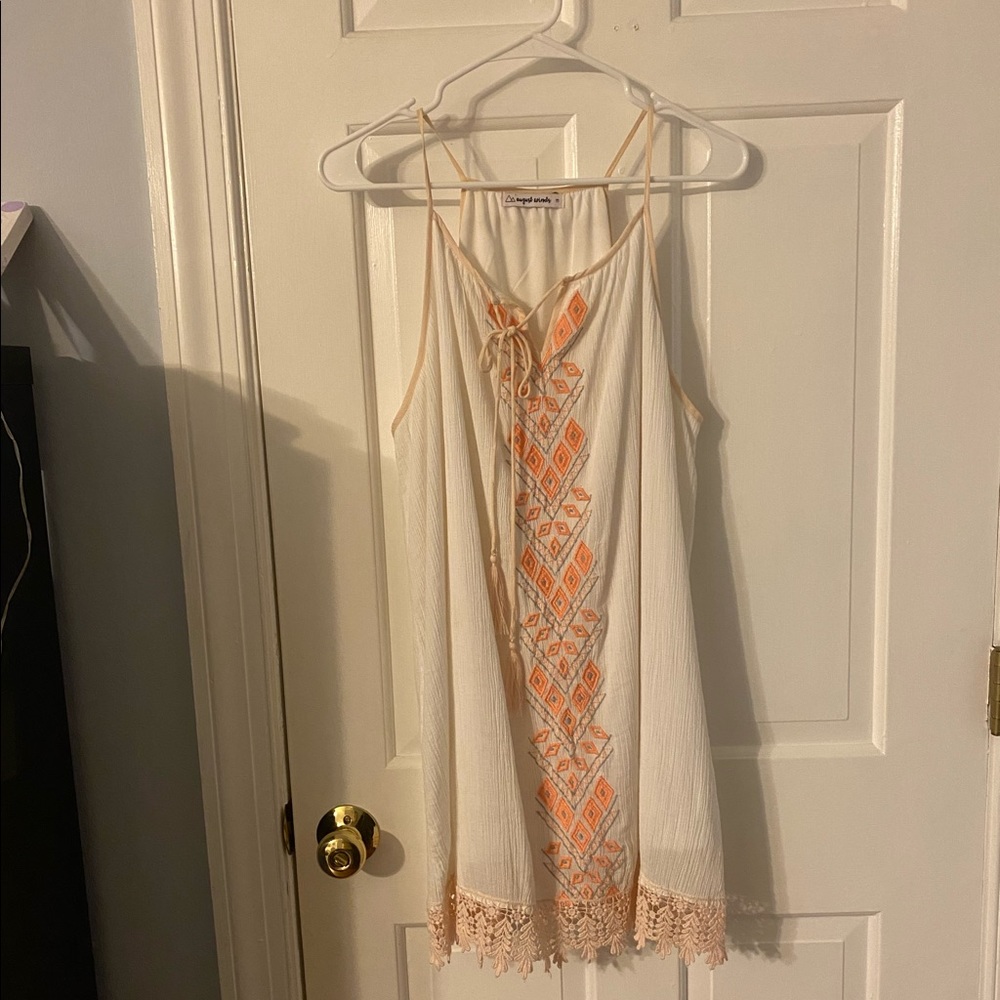 Simple patterned semi formal dress